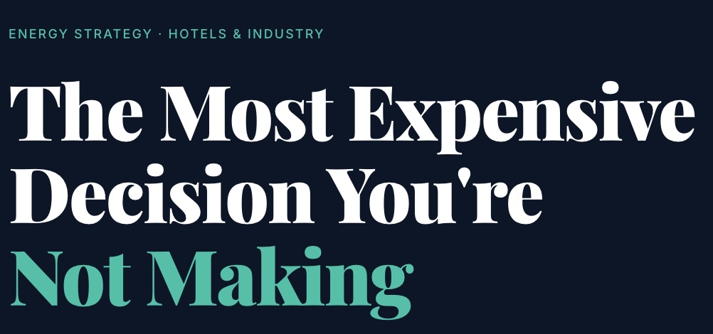 The most expensive decision you are not making